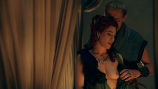 Jaime Murray nude -  sex scene from Spartacus: Gods of the Arena s01e04 (2011)