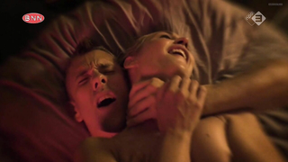 Kimberley Klaver nude -  sex scene from Vechtershart s01e05 (2015)