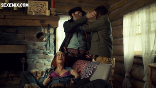 Pechos de Katherine Barrell, escena en Wynonna Earp s03e10 (2018)