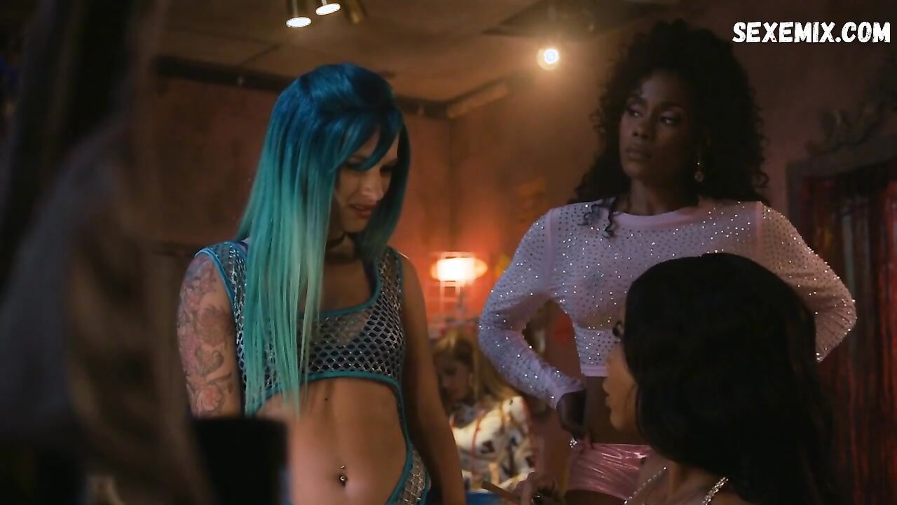 Brandee Evans, Elarica Johnson, Shannon Thornton sexy, scene in P-Valley s01e04 (2020)