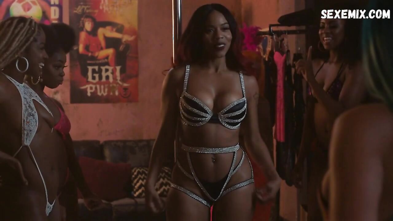 Brandee Evans, Elarica Johnson, Shannon Thornton sexy, scene in P-Valley s01e04 (2020)