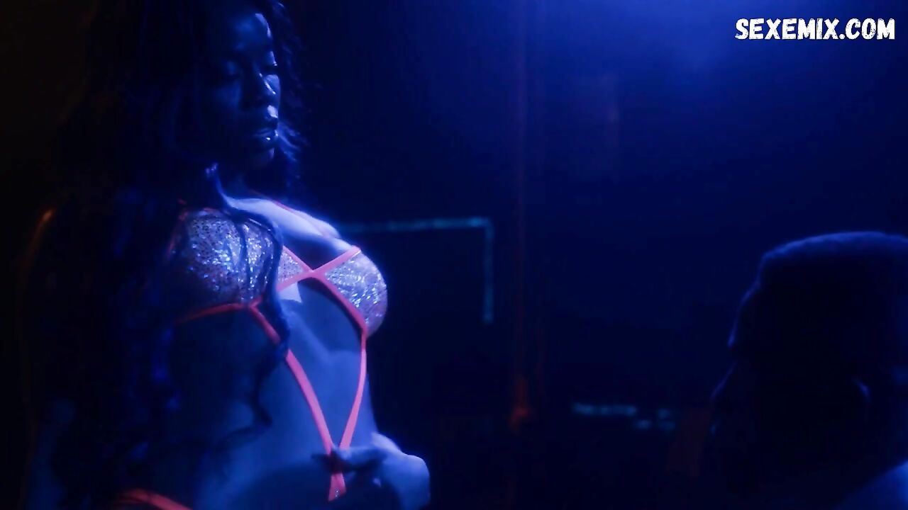 Brandee Evans, Elarica Johnson, Skyler Joy sexy, scene in P-Valley s01e03 (2020)