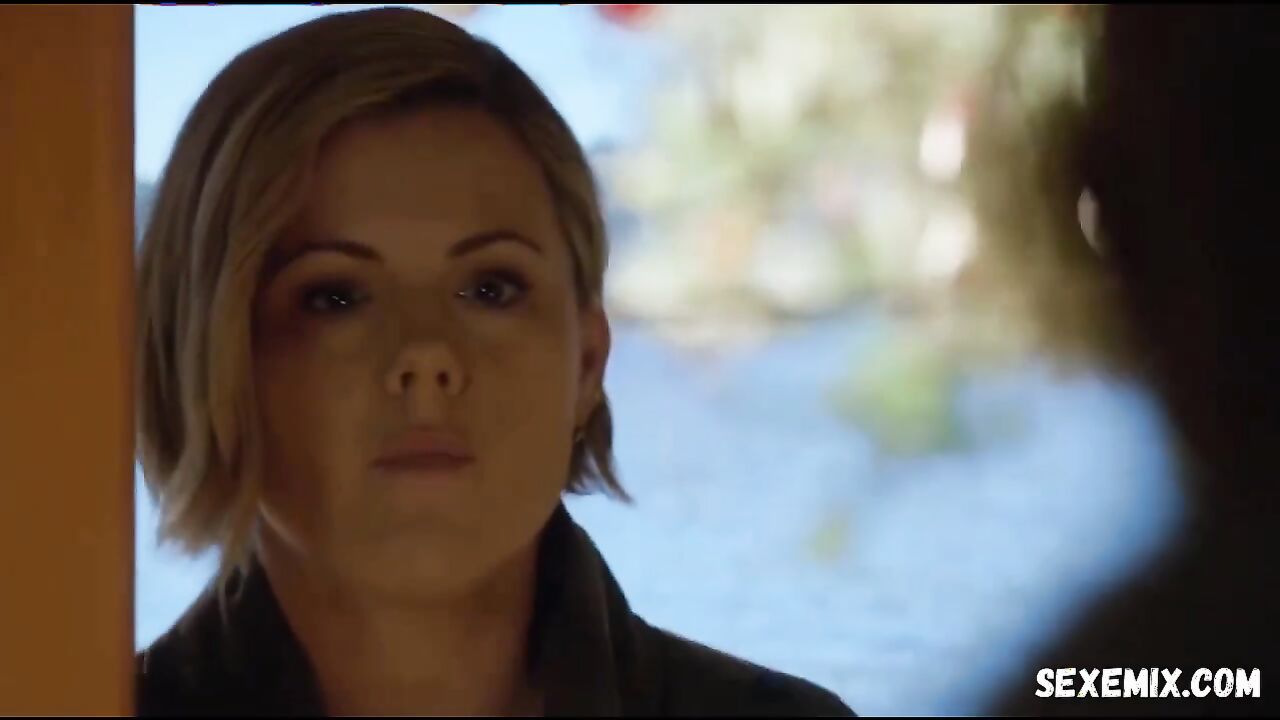 Kathleen Robertson sexy, scene in Murder in the First s03e02,04 (2016)