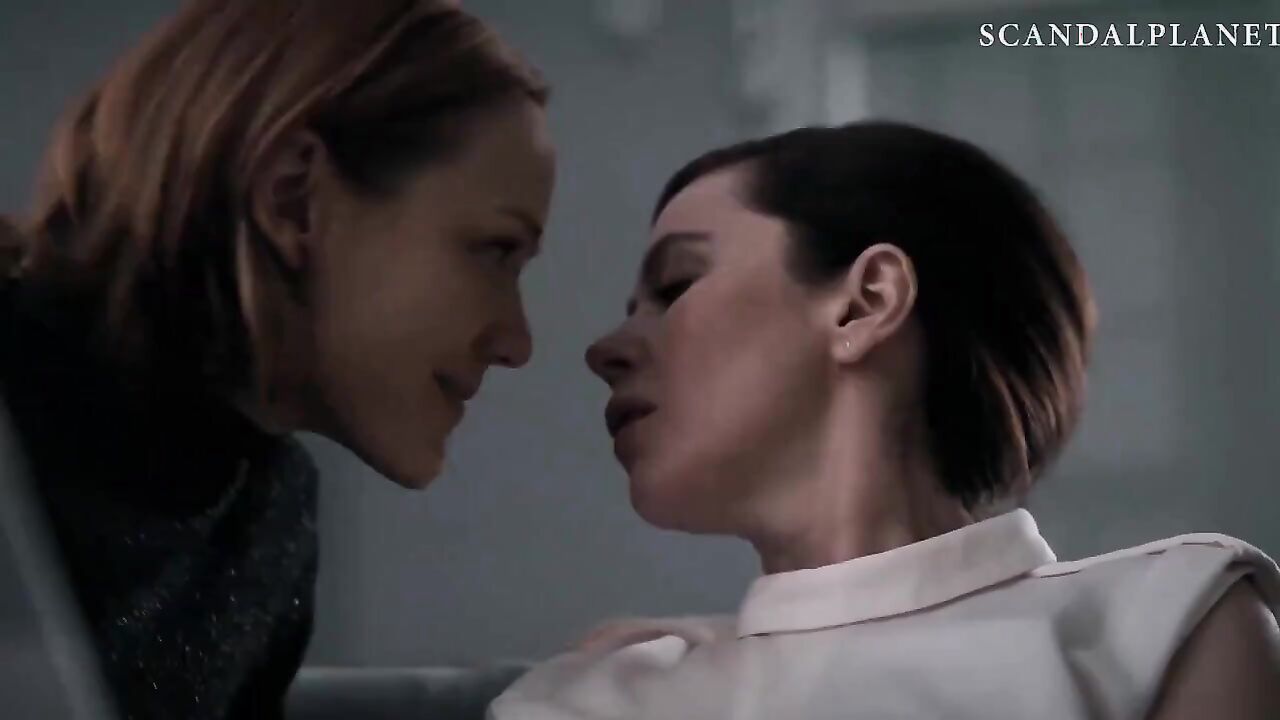 Lesbian scene with Anna Friel and Louisa Krause