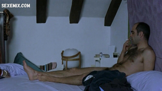 Laia Marull Kissing On Bed, scene in  Te Doy Mis Ojos (2003)