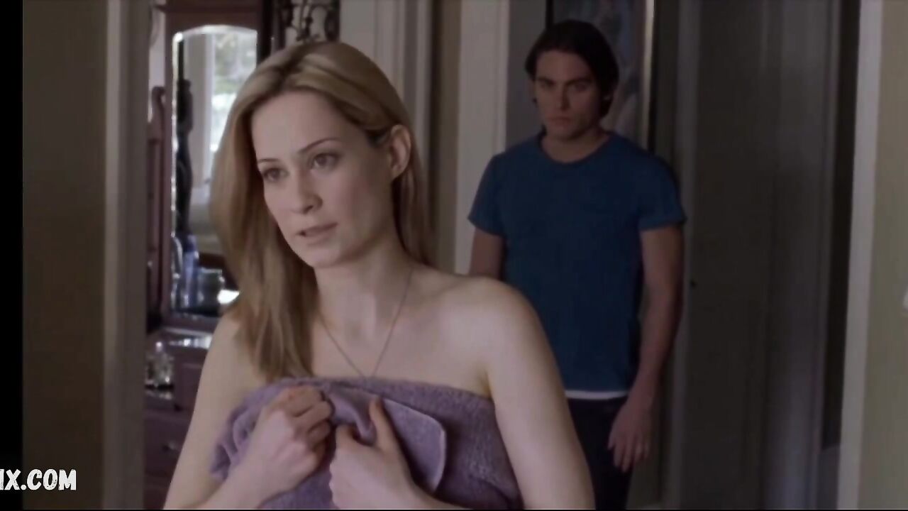 Seductive Camille Sullivan, scene in Normal (2007)