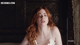 Charlotte Hope üstsüz, The Spanish Princess sahnesi s01e02 (2019)