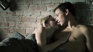 Zofia Domalik showing nude boobs, scene in Bartkowiak (2021)