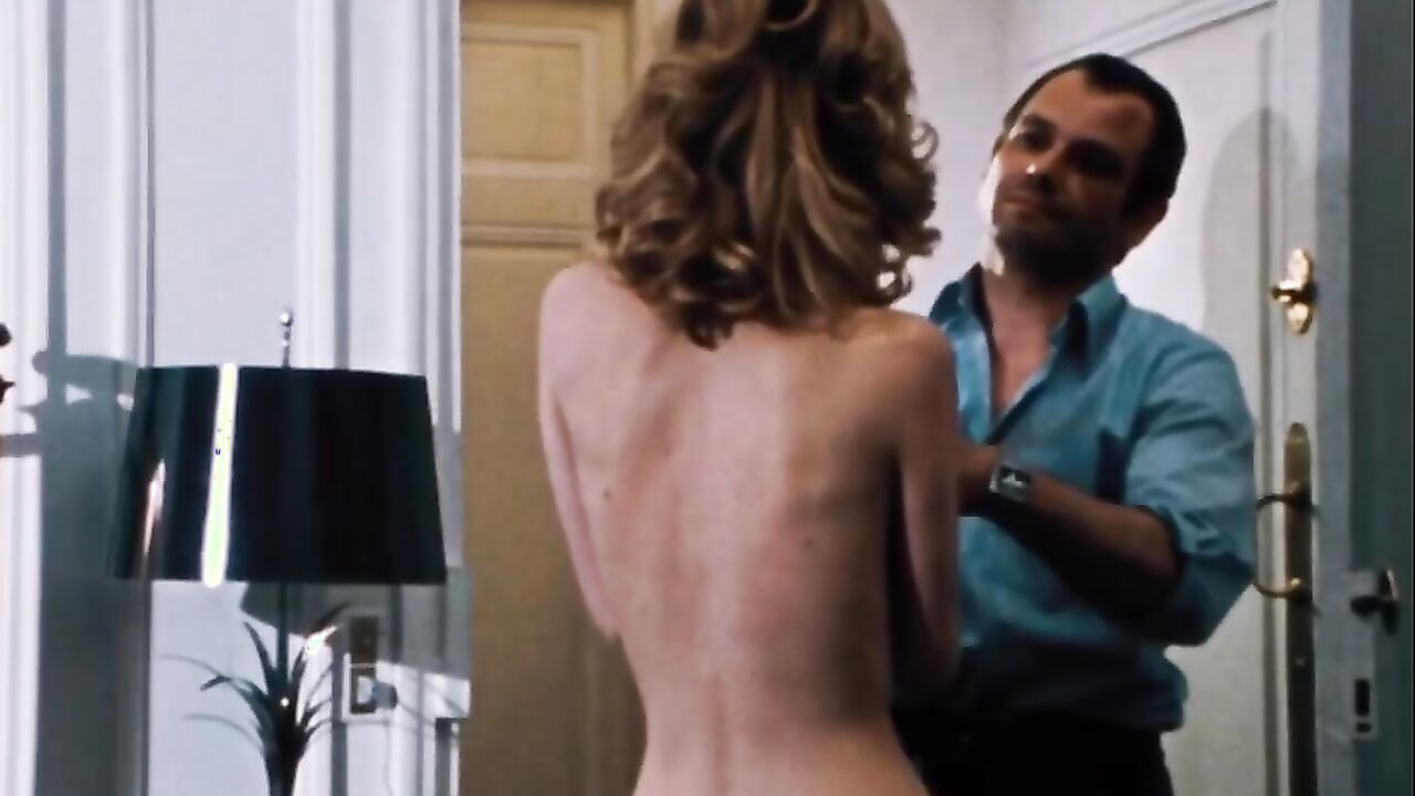 Mascha Rabben butt, sexy scene in World on a Wire s01e02 (1973)