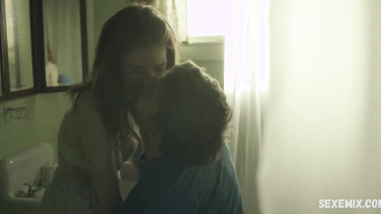 Rose Leslie underwear scene in Honeymoon (2014)