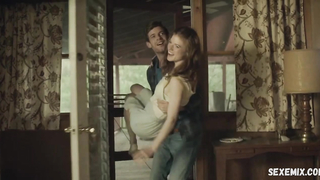 Rose Leslie underwear scene in Honeymoon (2014)