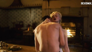 Elle Fanning has sex sitting on the table scene in The Great s02e01 (2021)