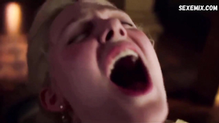 Elle Fanning has an orgasm. Scene in the Great