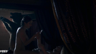 Amrita Acharya, Ludivine Sagnier posing nude during sex. Serpent Queen s01e02 (2022)