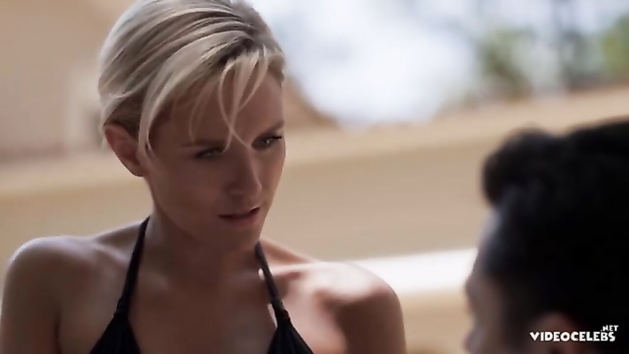 Nicky Whelan is very sexy in the show “Satisfaction” season 2 episodes 2, 4, 5