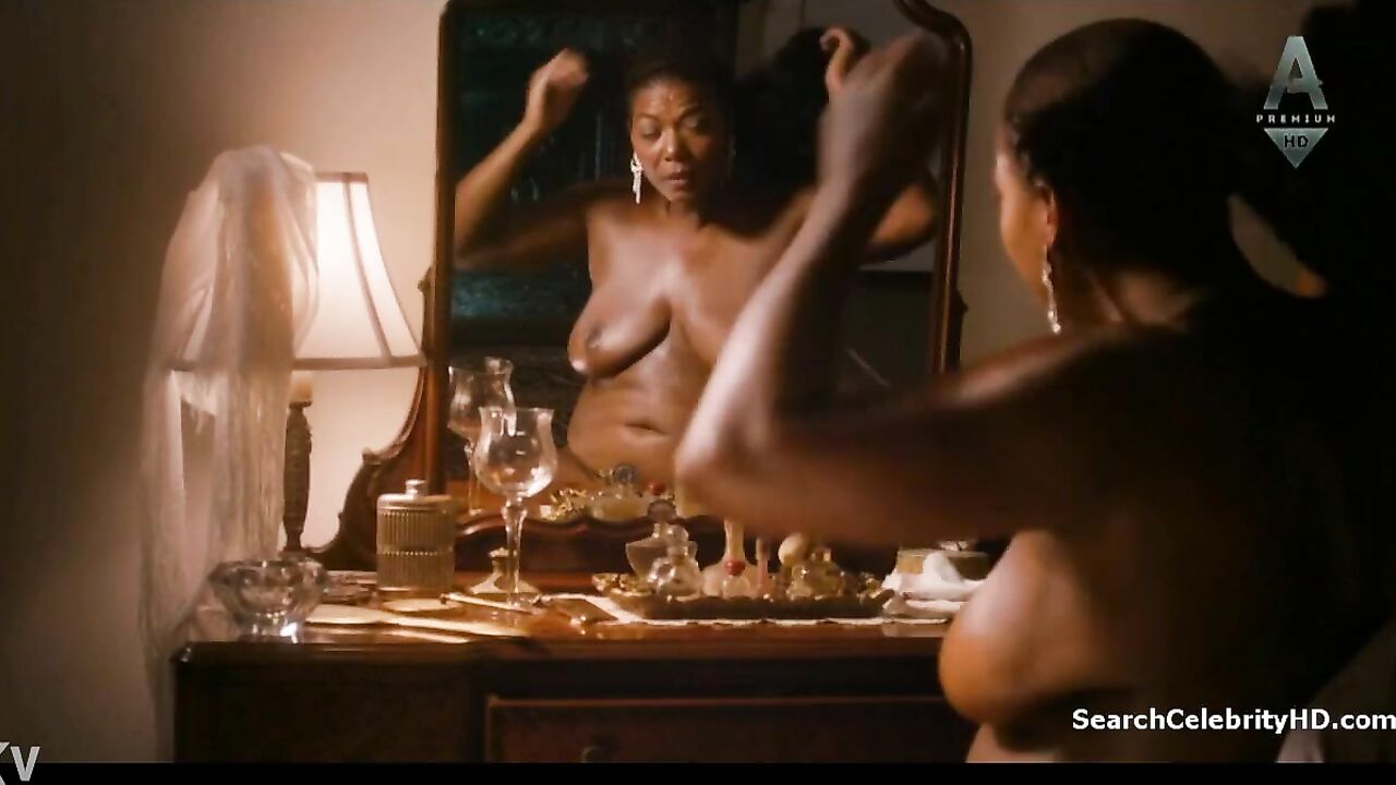 Queen Latifah and Tika Sumpter ebony lesbian, scene in Bessie 2015