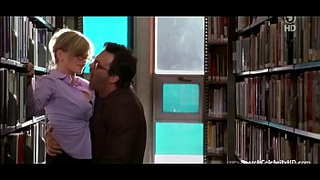 Kyra Sedgwick sex in the library, scene in Loverboy 2005