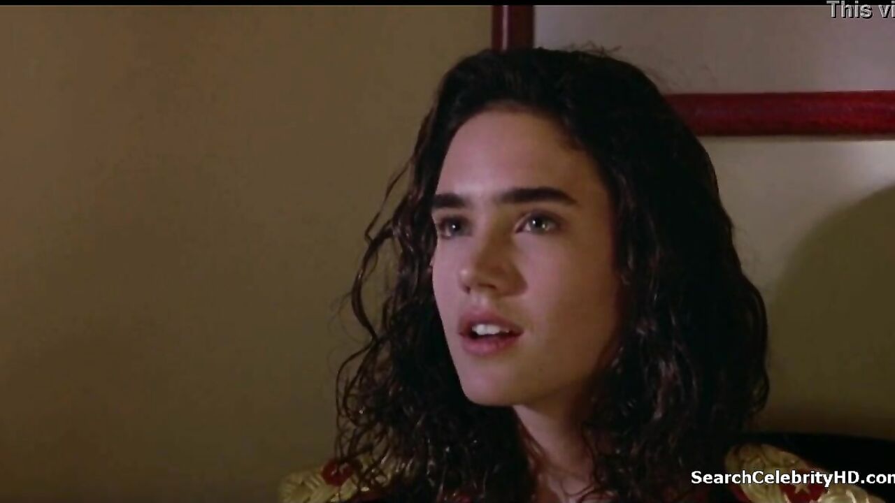 Jennifer Connelly sexy, scene in Of Love and Shadows (1994)