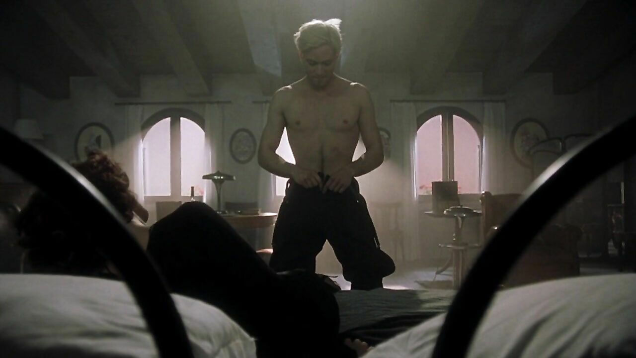 Anna Galiena nude scene in Black Angel (2002)