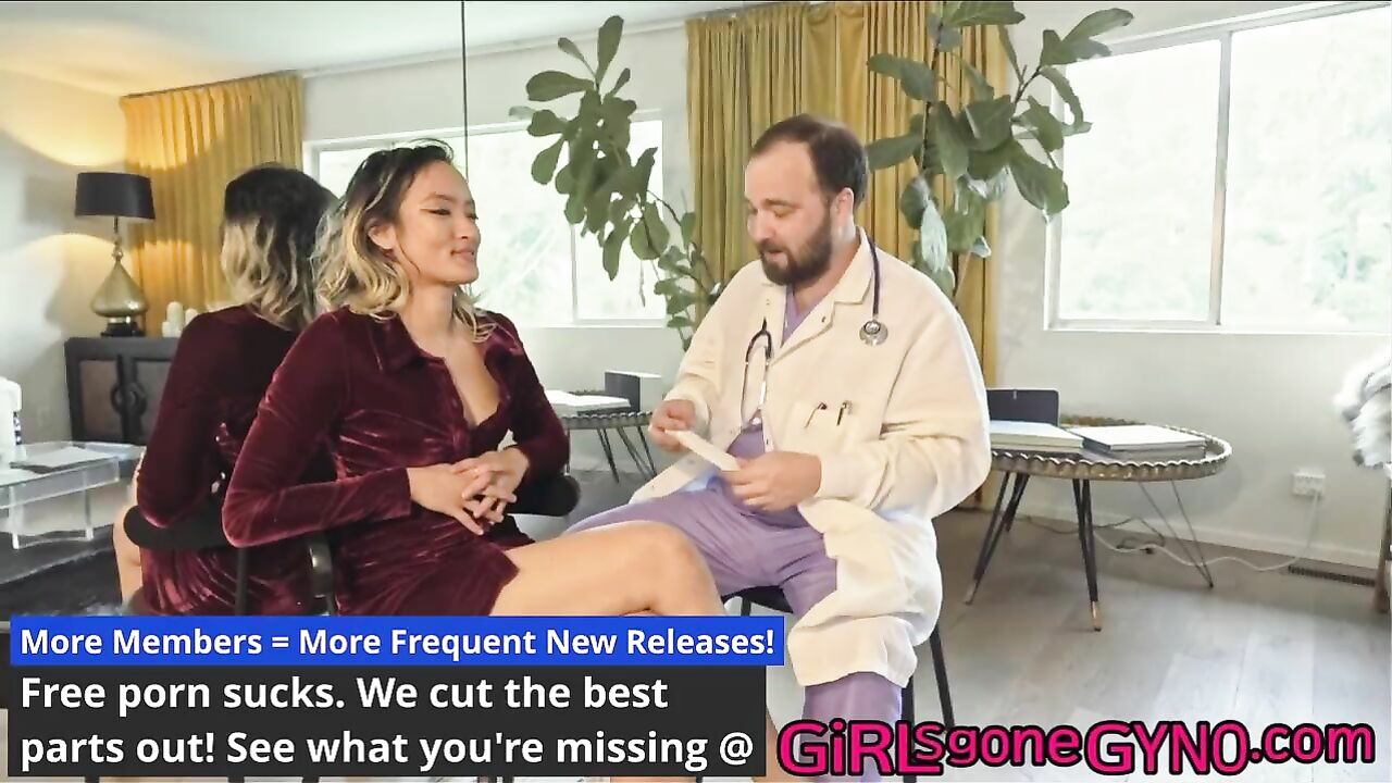 Mixed Cutie Channy Crossfire Undergoes New Job Medical Examination By Freaky Doctor Tampa! See Entire Film @ GirlsGoneGynoCom!