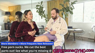 Mixed Cutie Channy Crossfire Undergoes New Job Medical Examination By Freaky Doctor Tampa! See Entire Film @ GirlsGoneGynoCom!