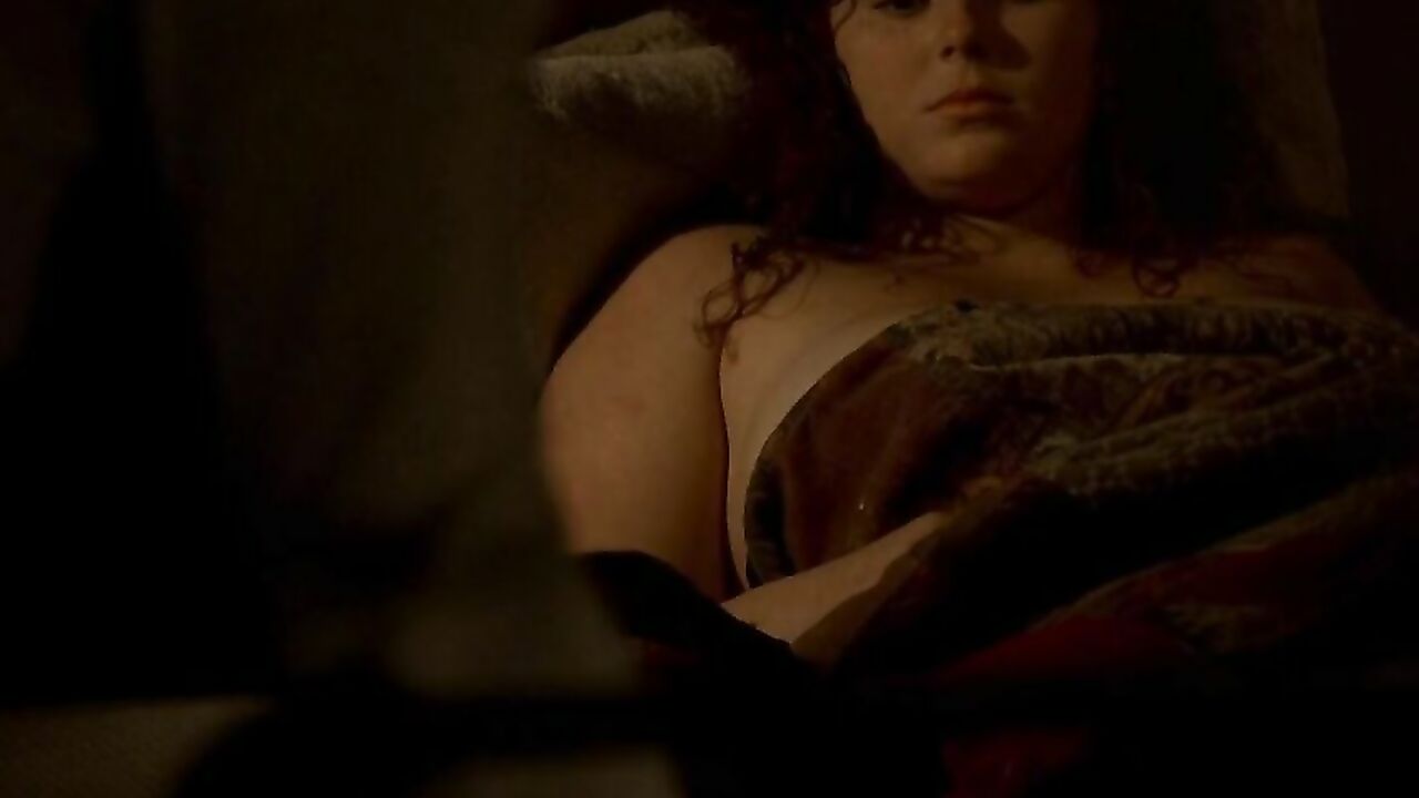 Paula Malcomson nude, Ashleigh Kizer nude, Breasts scene in Deadwood s03e11 (2006)