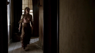 Paula Malcomson nude, Ashleigh Kizer nude, Breasts scene in Deadwood s03e11 (2006)