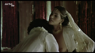 Sarita Choudhury nude, sex scene Kama Sutra: A Tale of Love (1996)