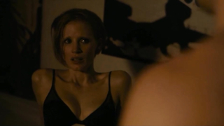 Jessica Chastain looks pretty hot in that underwear in sex scene.