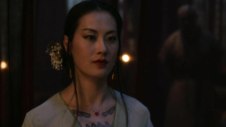 Lesbian scene with Olivia Cheng and Leifennie Ang - Marco Polo s01e06 (2014)