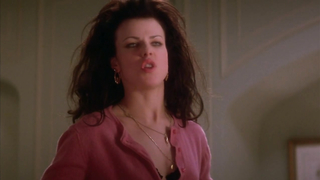 Debi Mazar has nice tits during sex, scene from - Money for Nothing (1993)