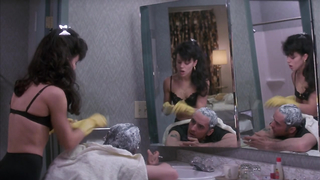 Debi Mazar has nice tits during sex, scene from - Money for Nothing (1993)