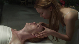 Julianne Moore, Olivia Williams, Sarah Gadon, Jennifer Gibson nude, sex scene from Maps to the Stars (2014)