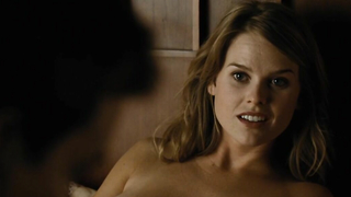 Alice Eve nude, scene in Crossing Over (2009)