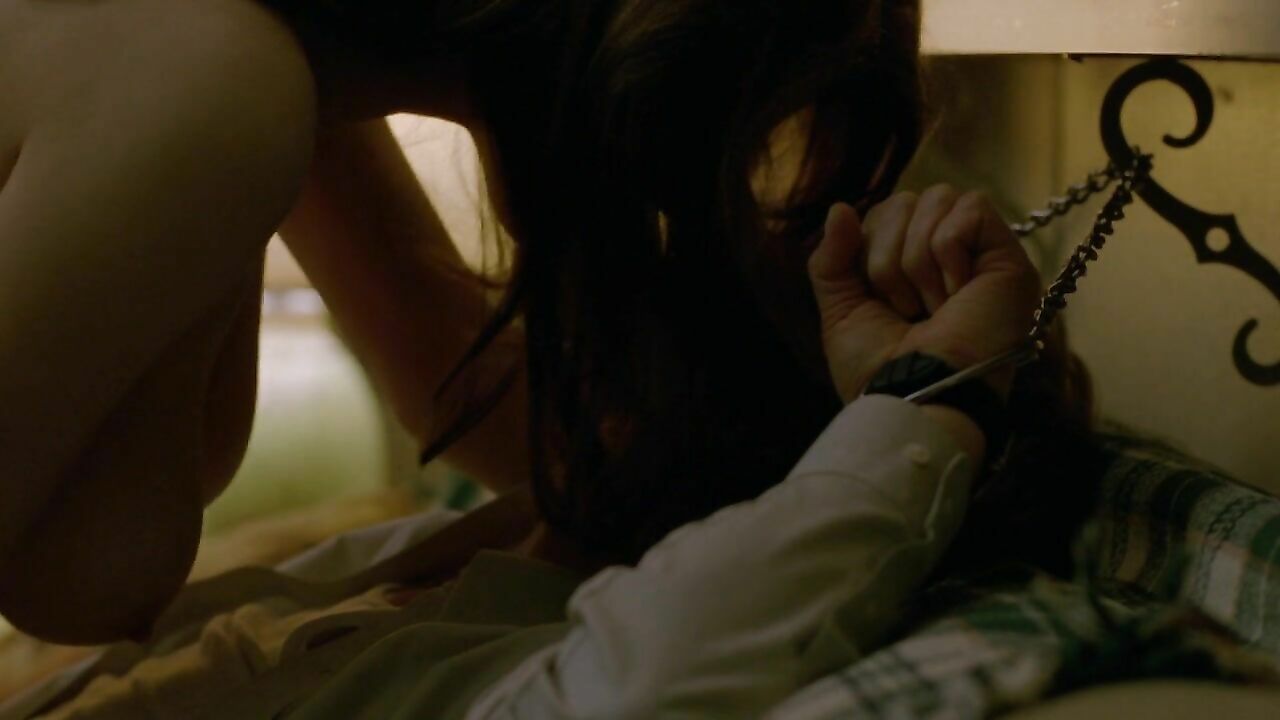 Nude scene with Alexandra Daddario nude, sex scene from True Detective s01e02 (2014)