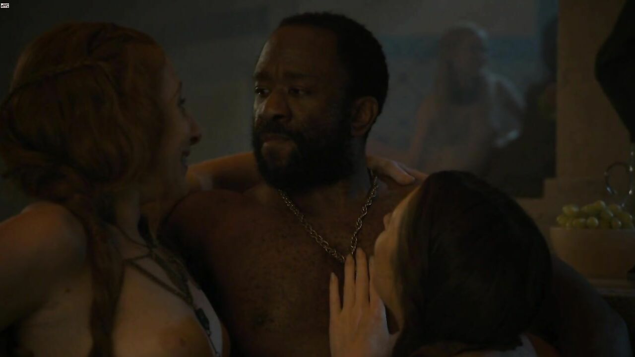 Sarine Sofair, Charlotte Hope nude, sex scene from Game of Thrones s04e06 (2014)