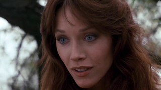 Tanya Roberts nue, scène de sexe de The Beastmaster (1982)