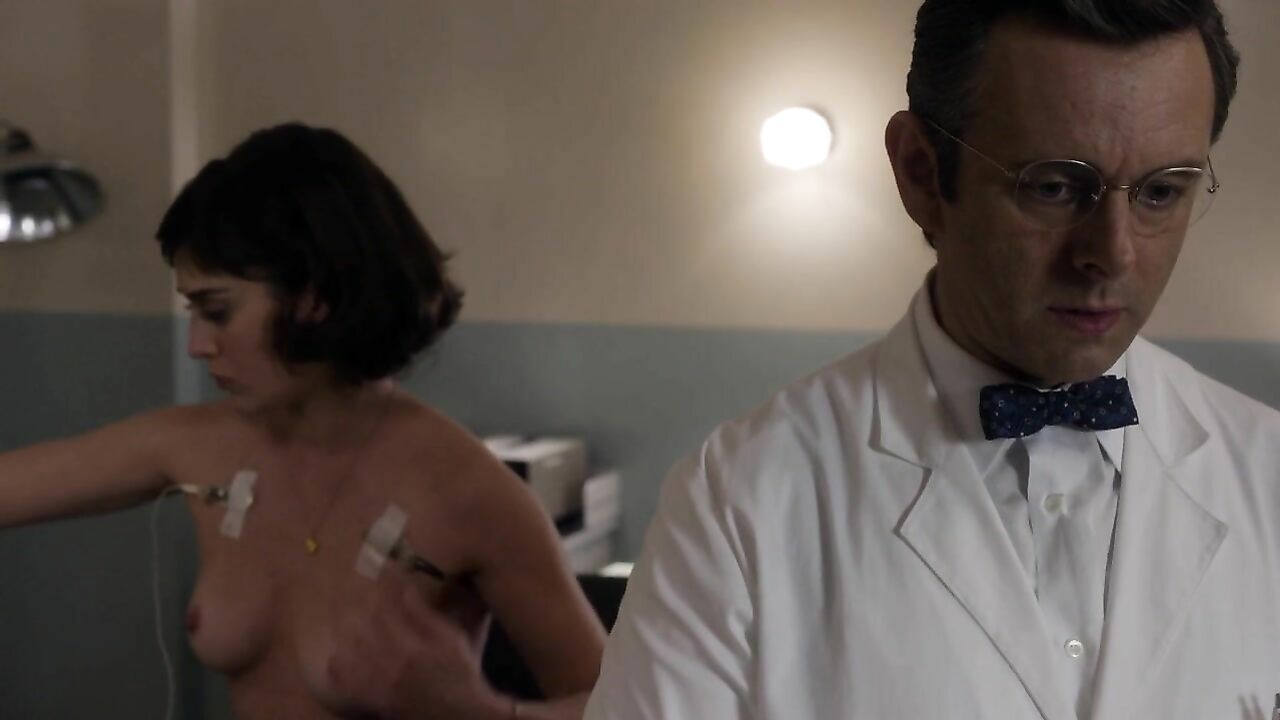 Lizzy Caplan and Helene Yorke nude, sex scene from Masters of Sex s01e06 (2013)