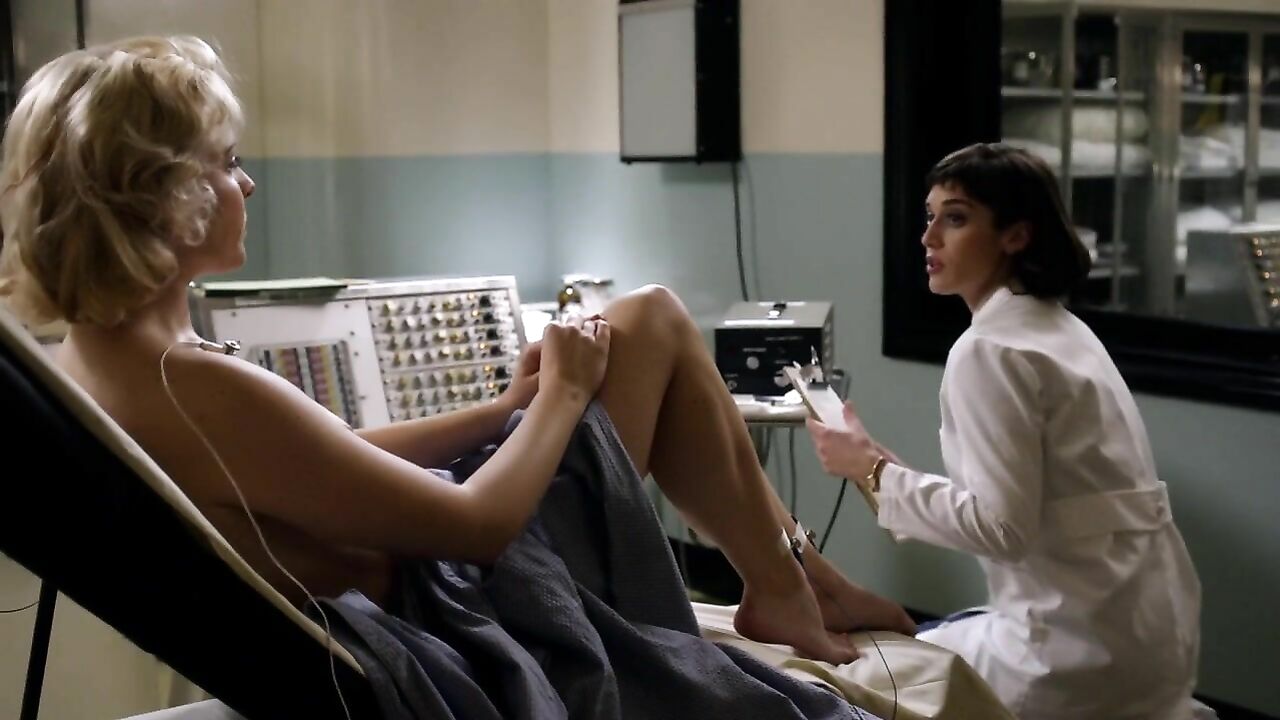 Lizzy Caplan and Helene Yorke nude, sex scene from Masters of Sex s01e06 (2013)