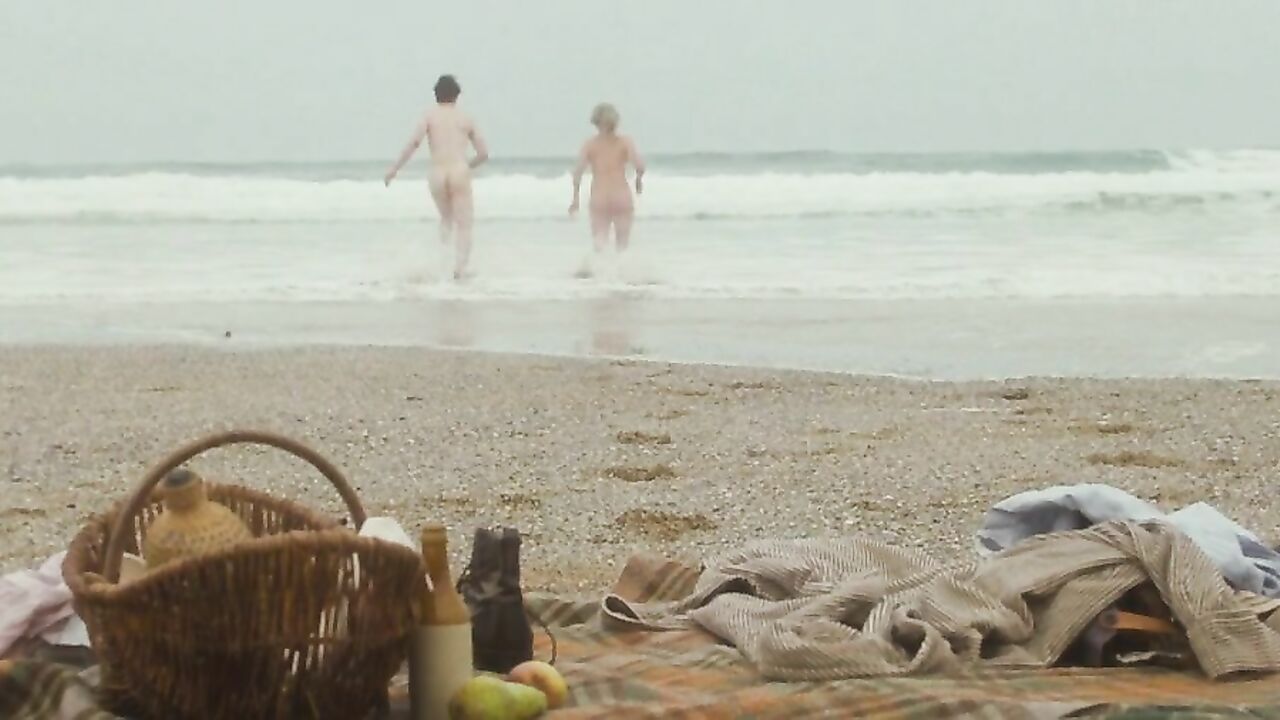 Emily Browning and Mia Austen erotic scene from Summer in February (2013)