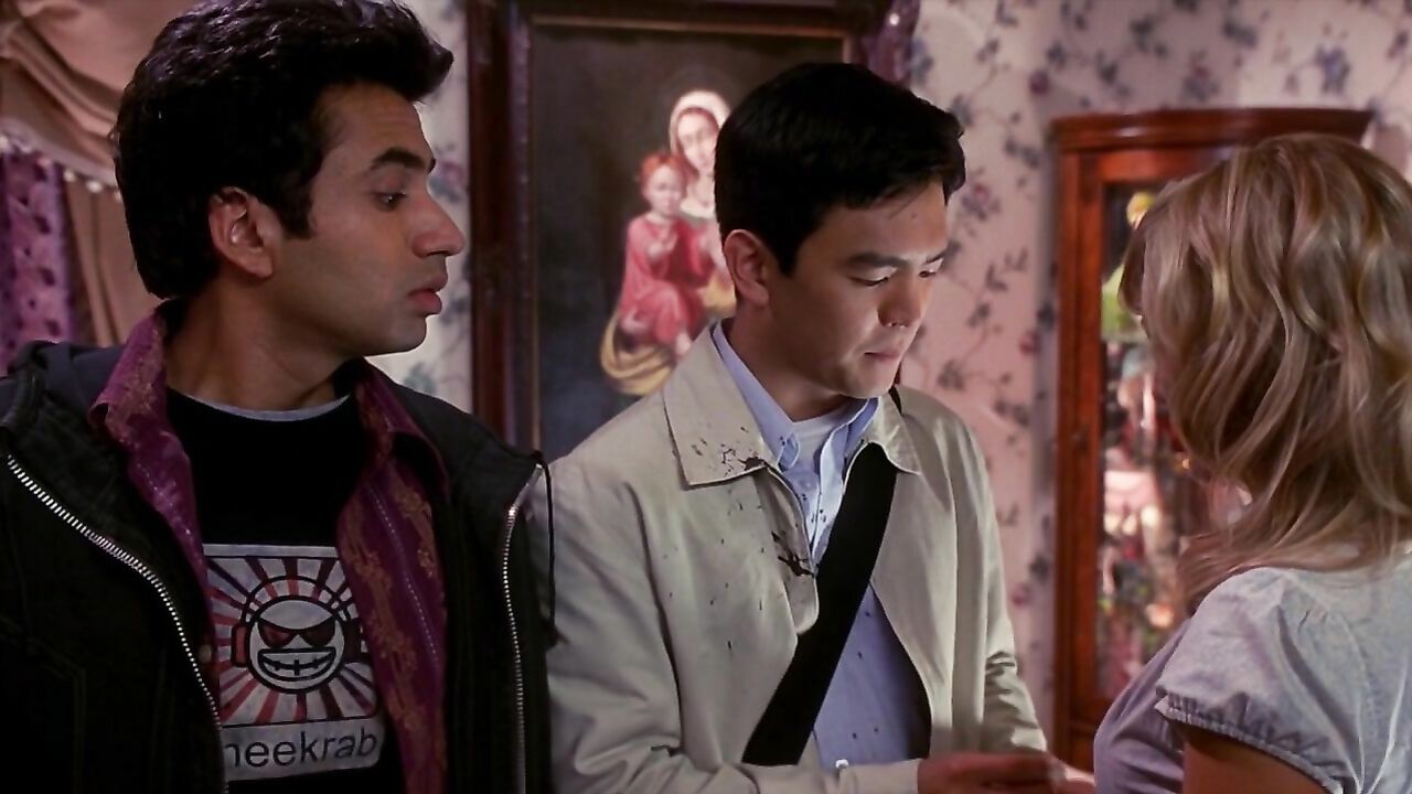 Malin Akerman erotic scene from Harold and Kumar (2004)