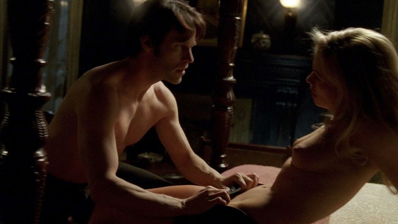 Anna Paquin nude, sex scene from True Blood s02 (2009)