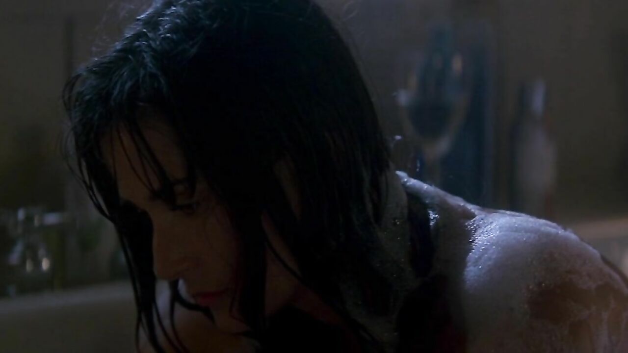 Demi Moore erotic scene from G.I. Jane (1997)