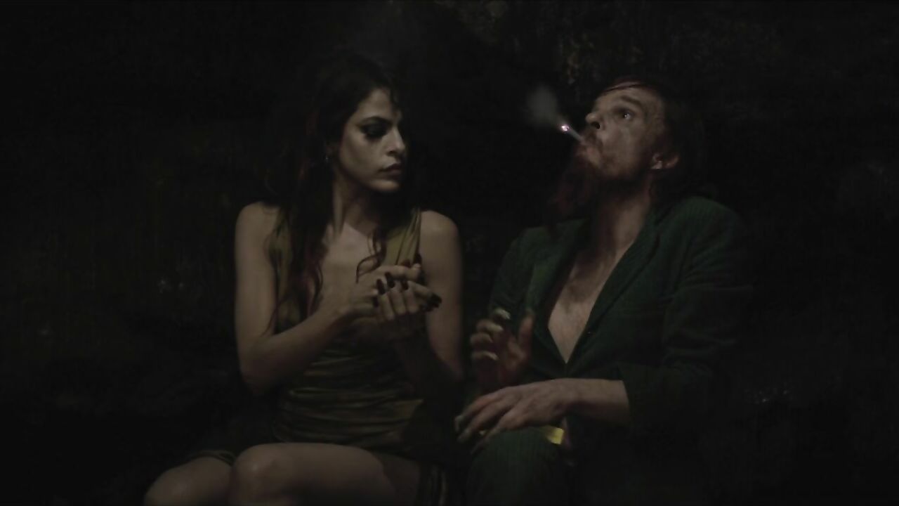 Eva Mendes erotic scene from Holy Motors (2012)