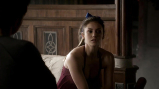 Nina Dobrev erotic scene from The Vampire Diaries s04e16 (2013)