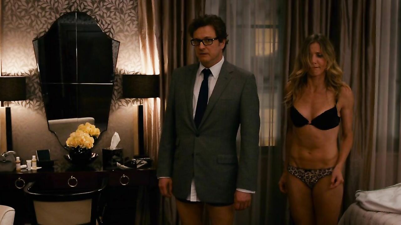 Cameron Diaz erotic scene from Gambit (2012)