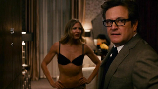 Cameron Diaz erotic scene from Gambit (2012)