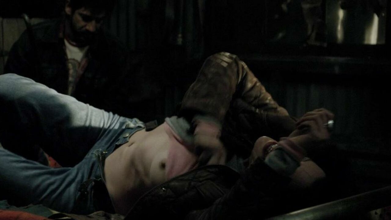 Sharon Stone erotic scene from Border Run (2012)