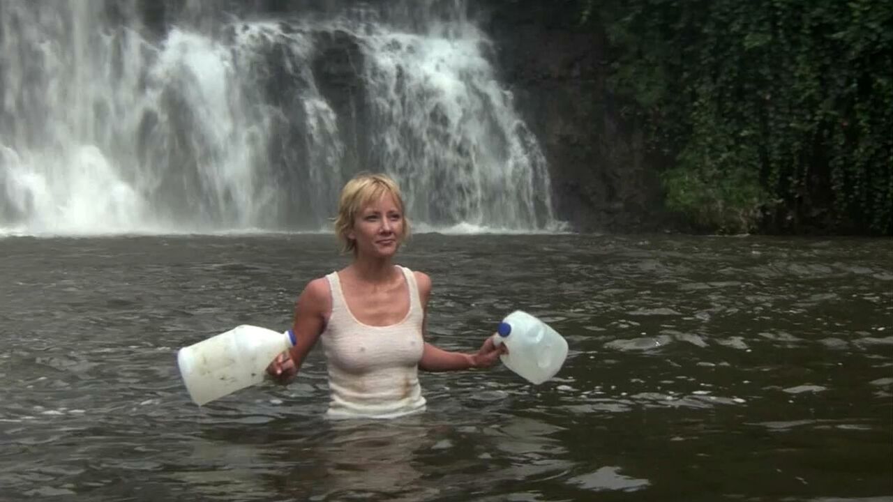 Anne Heche erotic scene from Six Days, Seven Nights (1998)