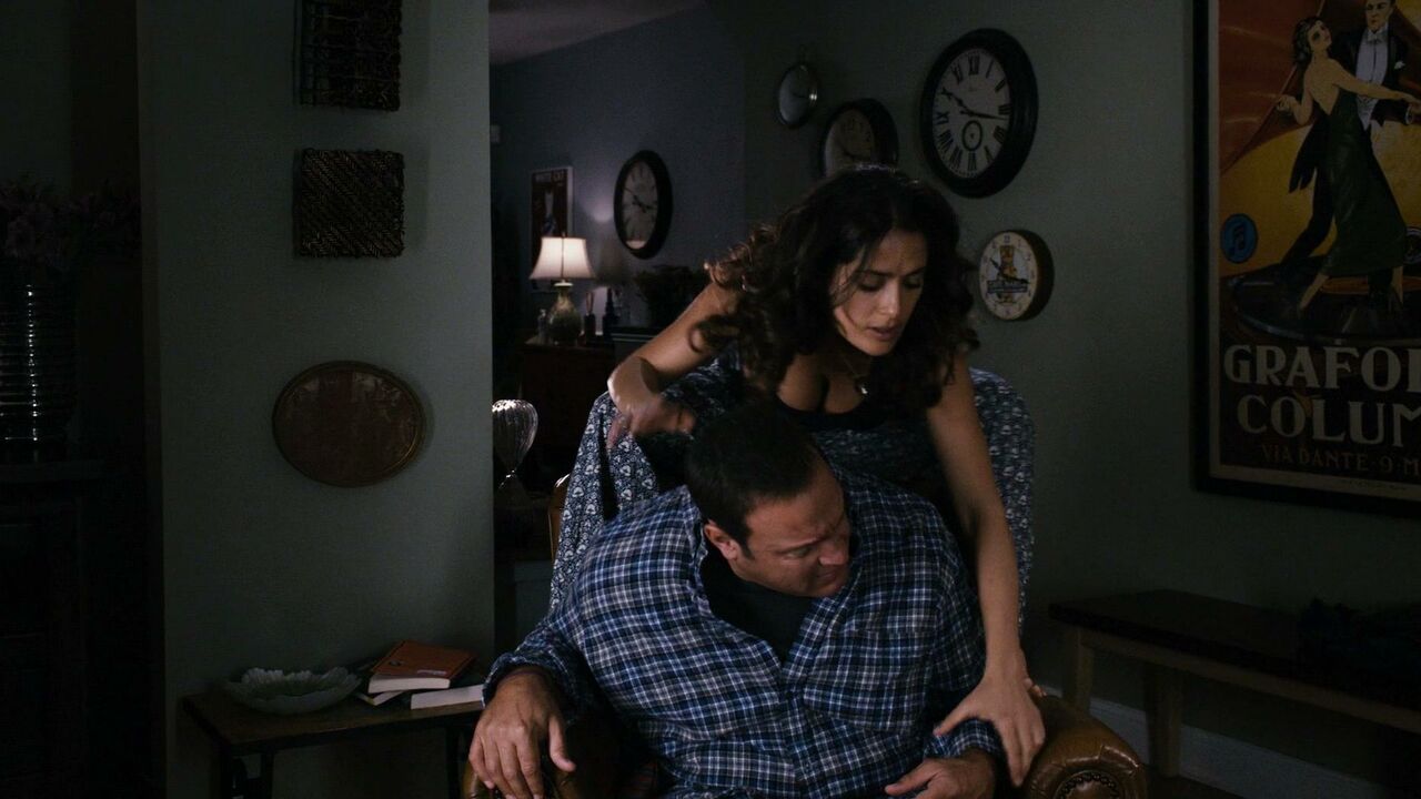 Salma Hayek erotic scene from Here Comes the Boom (2012)